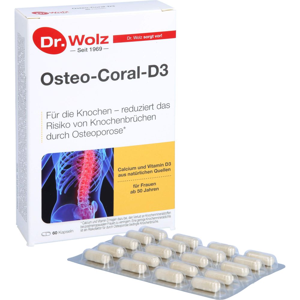 OSTEO CORAL D3 Dr.Wolz Kapseln