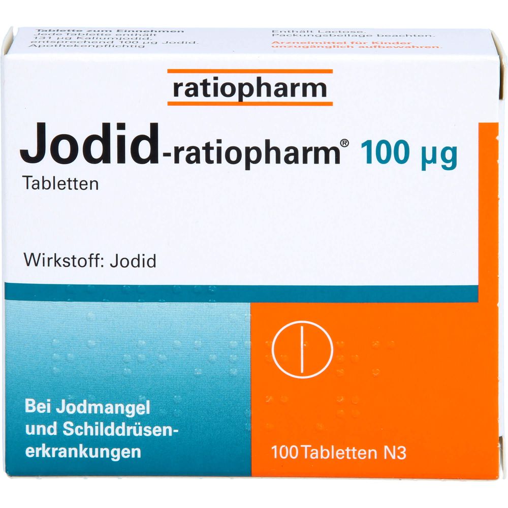 Jodid-ratiopharm 100 μg Tabletten 100 St