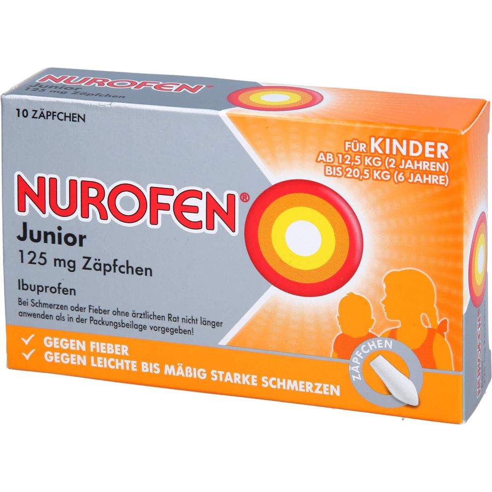 NUROFEN Junior 125 mg Zäpfchen