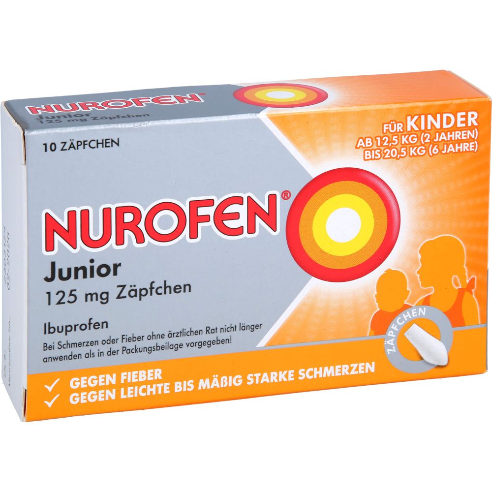 NUROFEN Junior 125 mg Zäpfchen