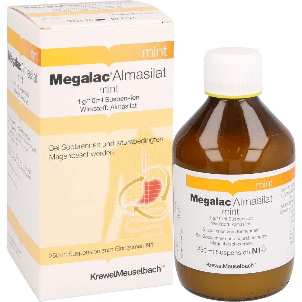 Megalac Almasilat mint Suspension 250 ml