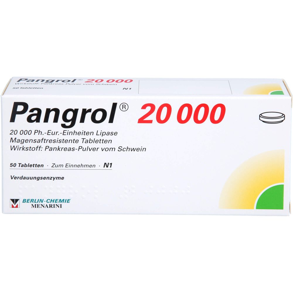 PANGROL 20.000 magensaftresistente Tabletten