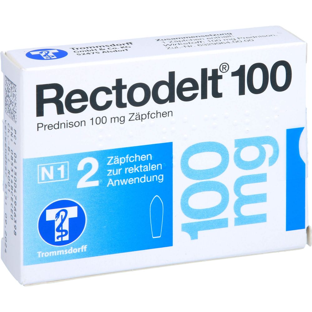 RECTODELT 100 mg Supozitoare