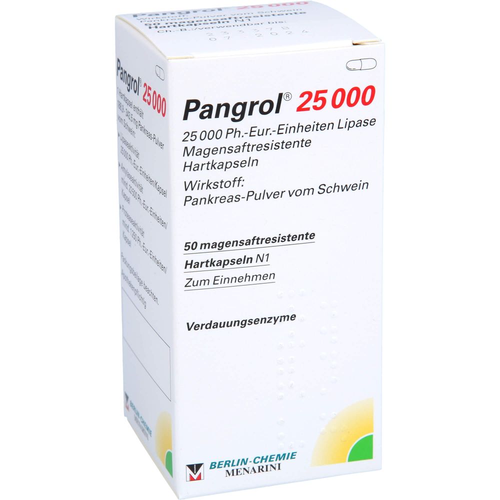 PANGROL 25.000 Hartkps.m.magensaftr.überz.Pell.