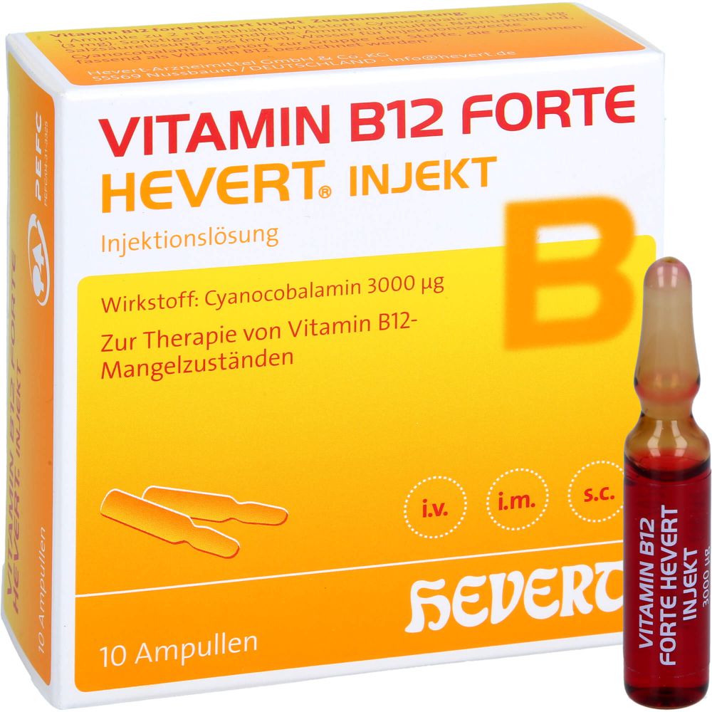 VITAMIN B12 FORTE Hevert injekt Inj.-Lsg.Amp.