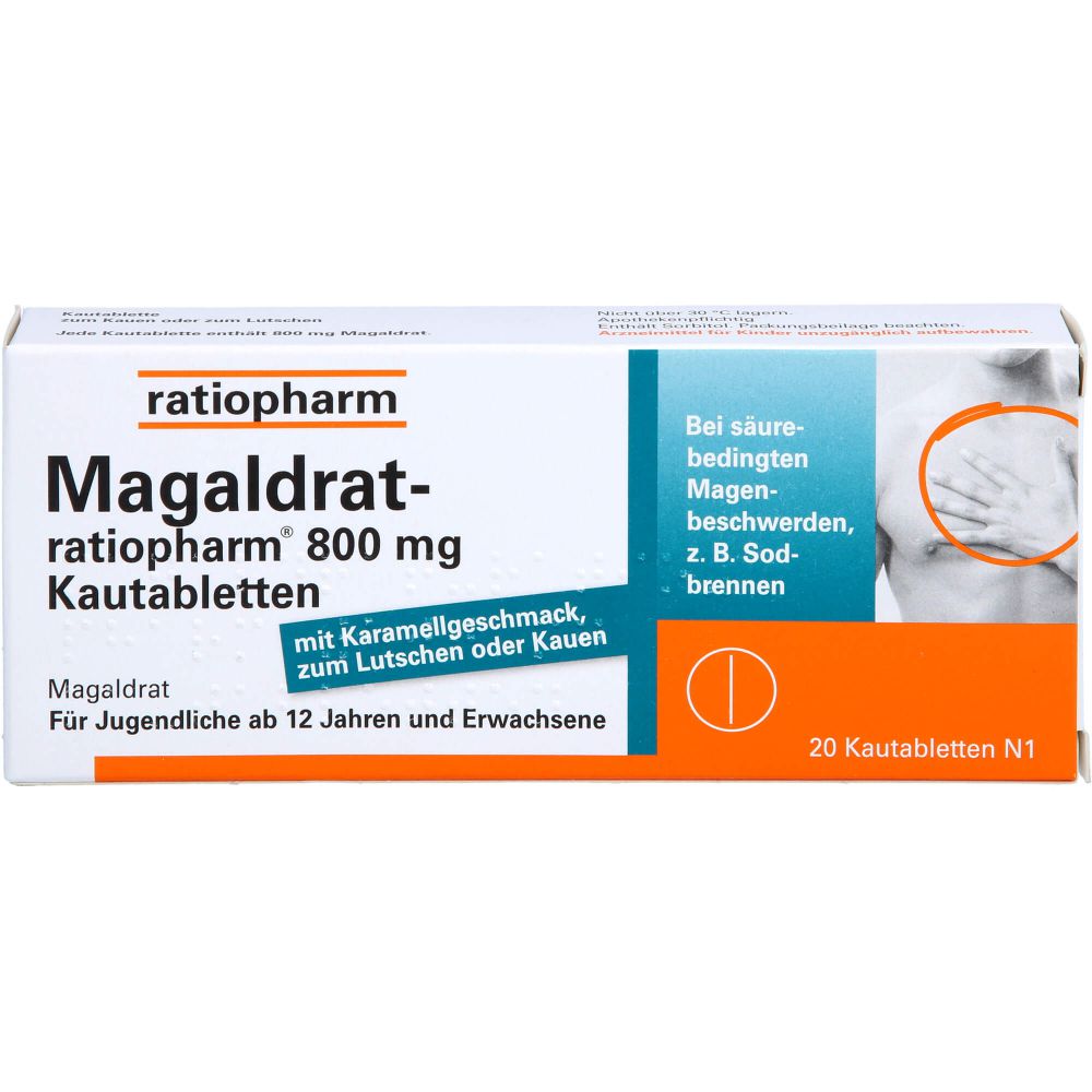 Magaldrat-ratiopharm 800 mg Tabletten 20 St