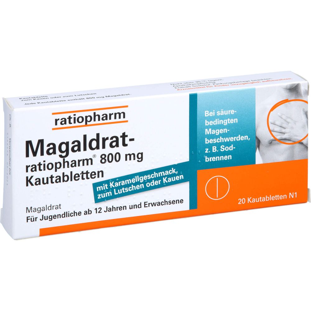Magaldrat-ratiopharm 800 mg Tabletten 20 St
