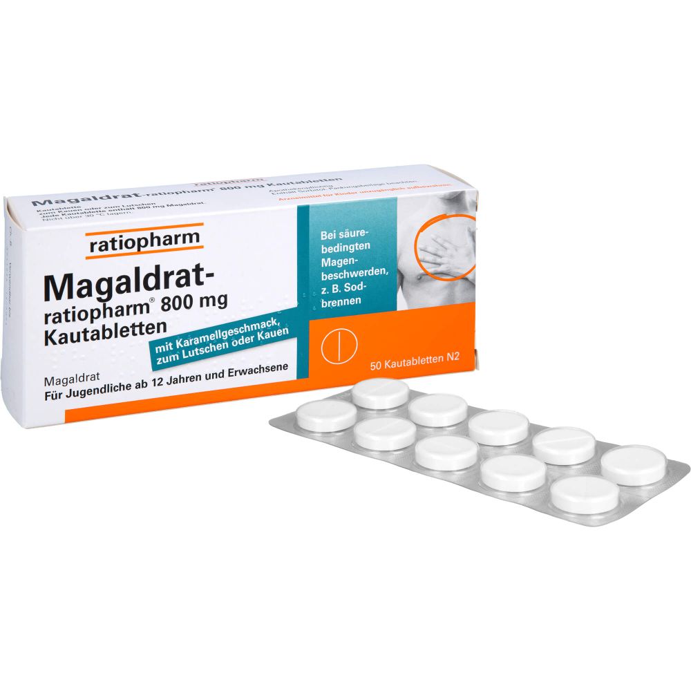 Magaldrat-ratiopharm 800 mg Tabletten 50 St