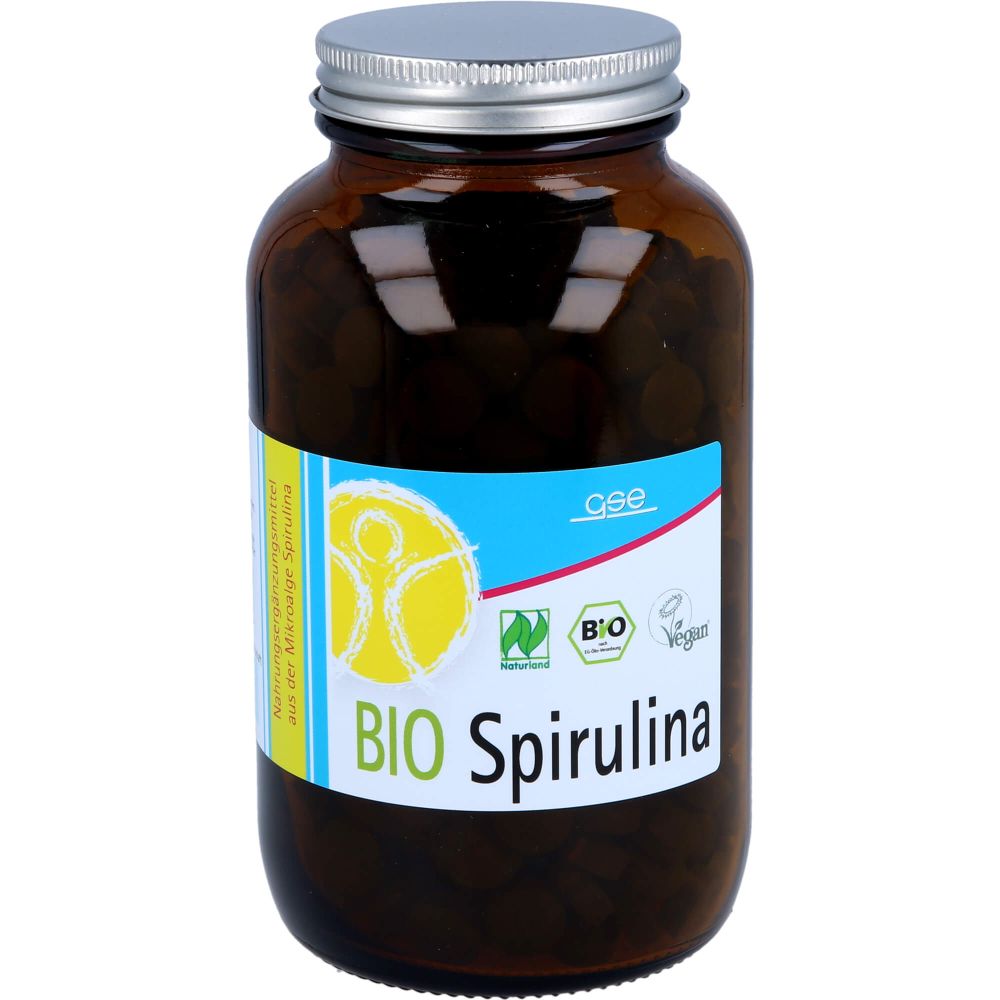 GSE Spirulina 500 mg Bio Naturland Tabletten