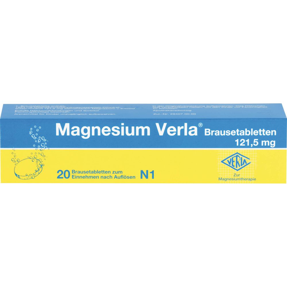 MAGNESIUM VERLA Brausetabletten