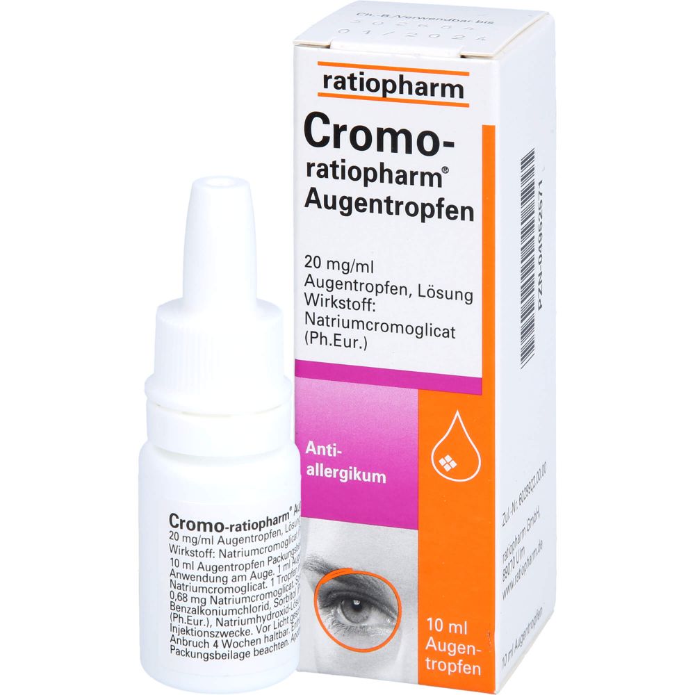 CROMO-RATIOPHARM Picaturi oculare antialergice
