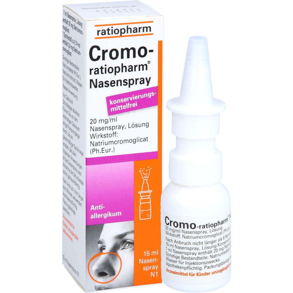 Cromo-Ratiopharm Nasenspray konservierungsfrei 15 ml
