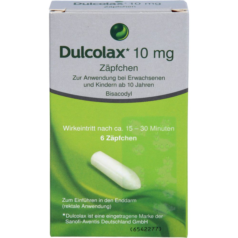 Dulcolax 10 mg Zäpfchen 6 St