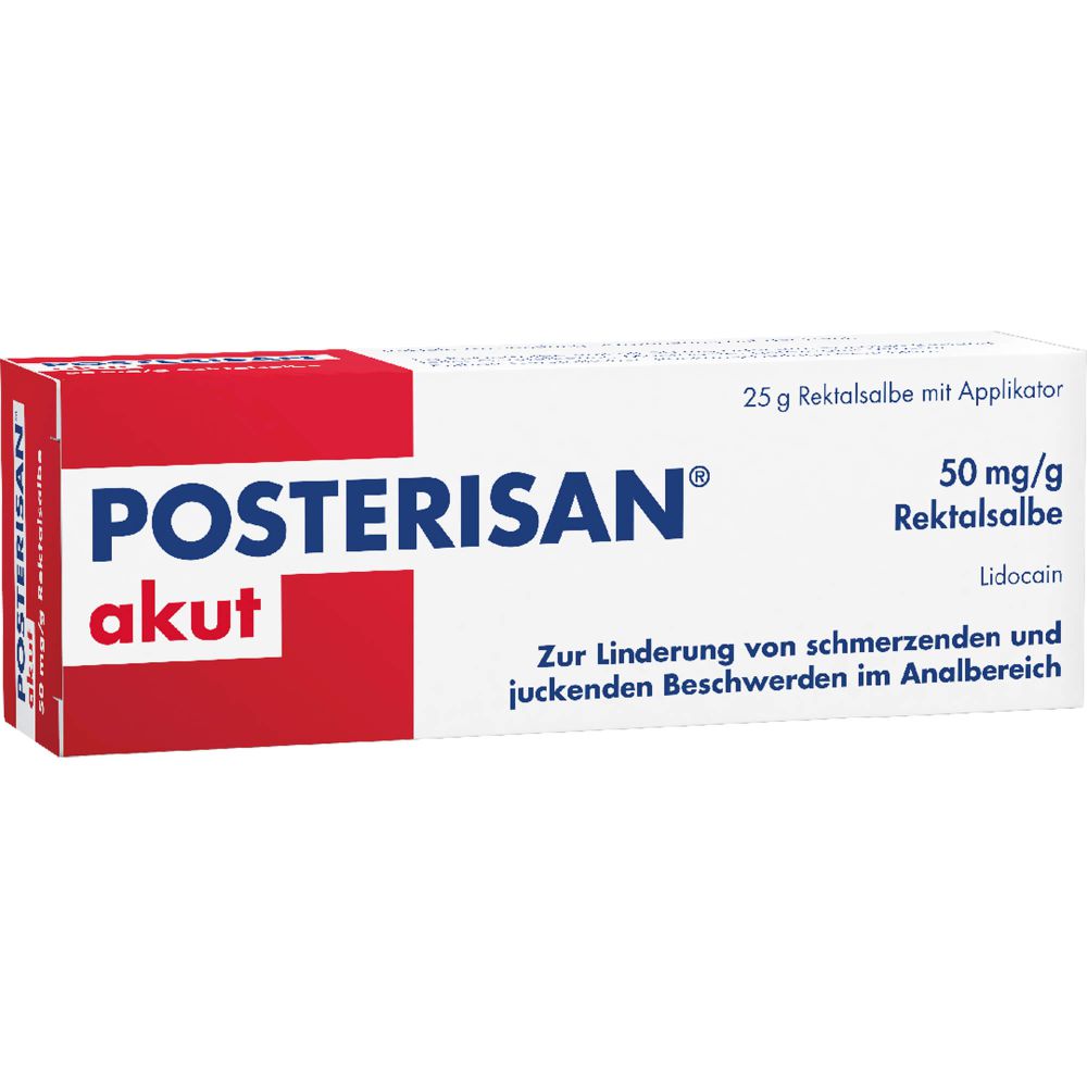 POSTERISAN akut 50 mg/g Rektalsalbe