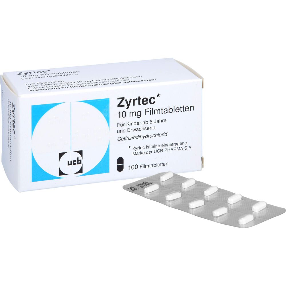 Zyrtec 10 mg Filmtabletten 100 St