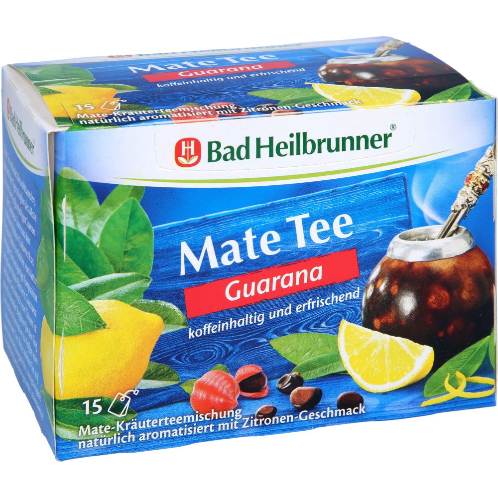 BAD HEILBRUNNER Guarana Mate Tee Kräuterpower Fbtl