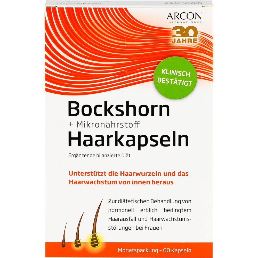 BOCKSHORN+Mikronährstoff Haarkapseln Tisane plus