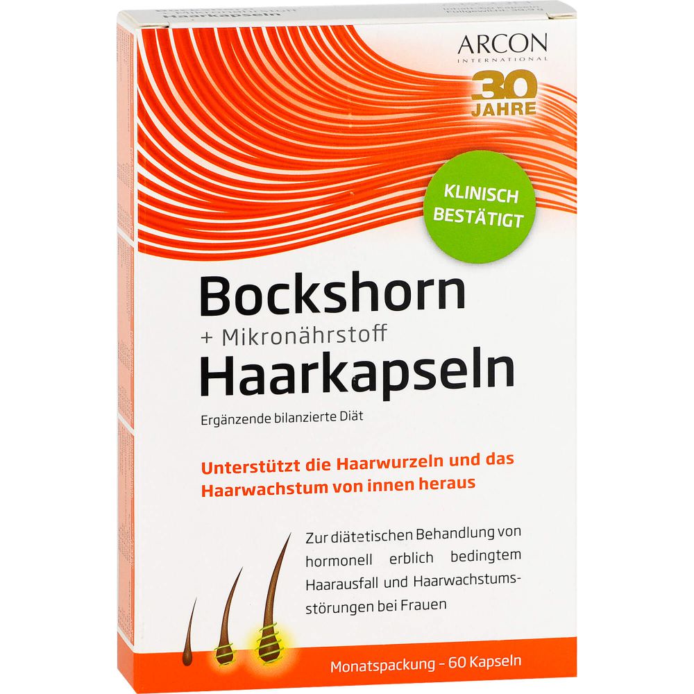 BOCKSHORN+Mikronährstoff Haarkapseln Tisane plus