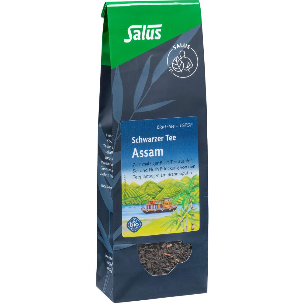 ASSAM schwarzer Tee Blatt-Tee TGFOP Bio Salus