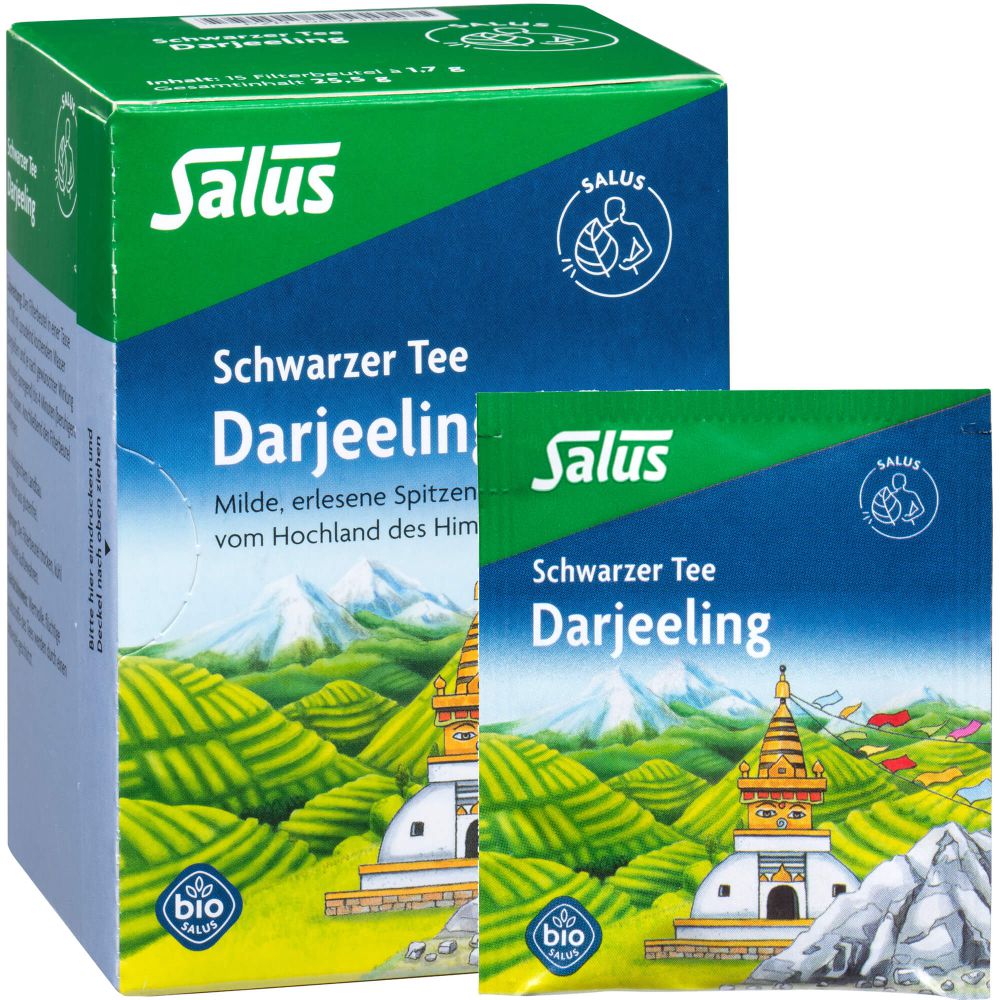 DARJEELING schwarzer Tee Bio Salus Filterbeutel