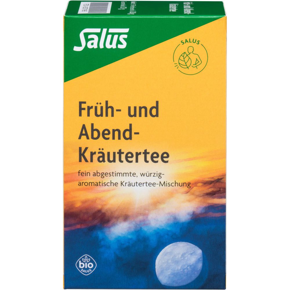 FRÜH- UND ABEND-Kräutertee Bio Salus Filterbeutel