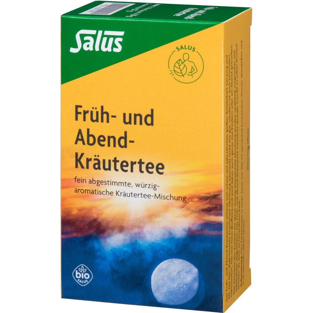 FRÜH- UND ABEND-Kräutertee Bio Salus Filterbeutel