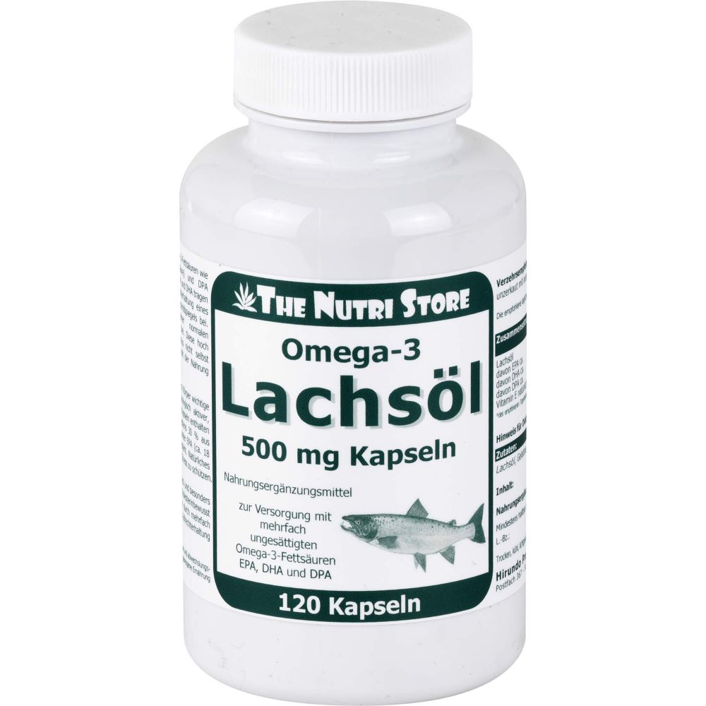 Omega-3 Lachsöl 500 mg Kapseln 120 St 120 St