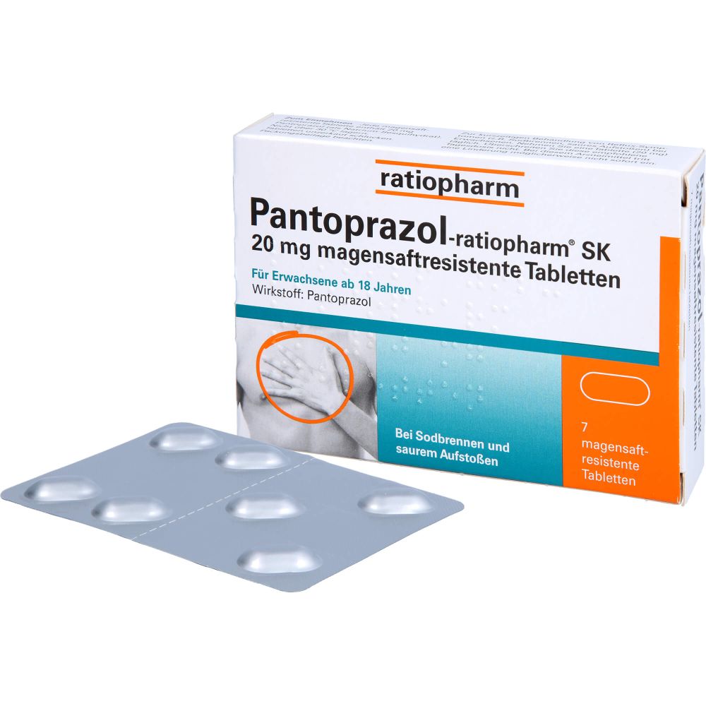 PANTOPRAZOL-ratiopharm SK 20 mg magensaftres.Tabl.