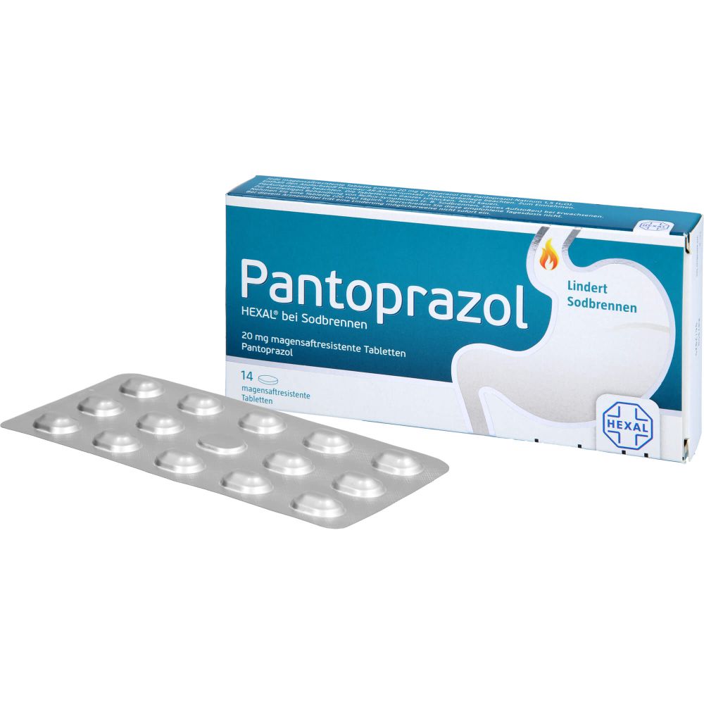 Pantoprazol Hexal b.Sodbrennen magensaftres.Tabl. 14 St