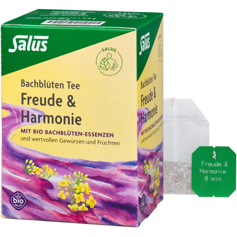 BACHBLÜTEN TEE Freude & Harmonie Bio Salus Fbtl.