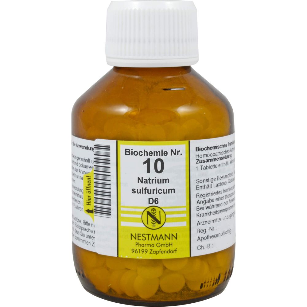 Biochemie 10 Natrium sulfuricum D 6 Tabletten 400 St