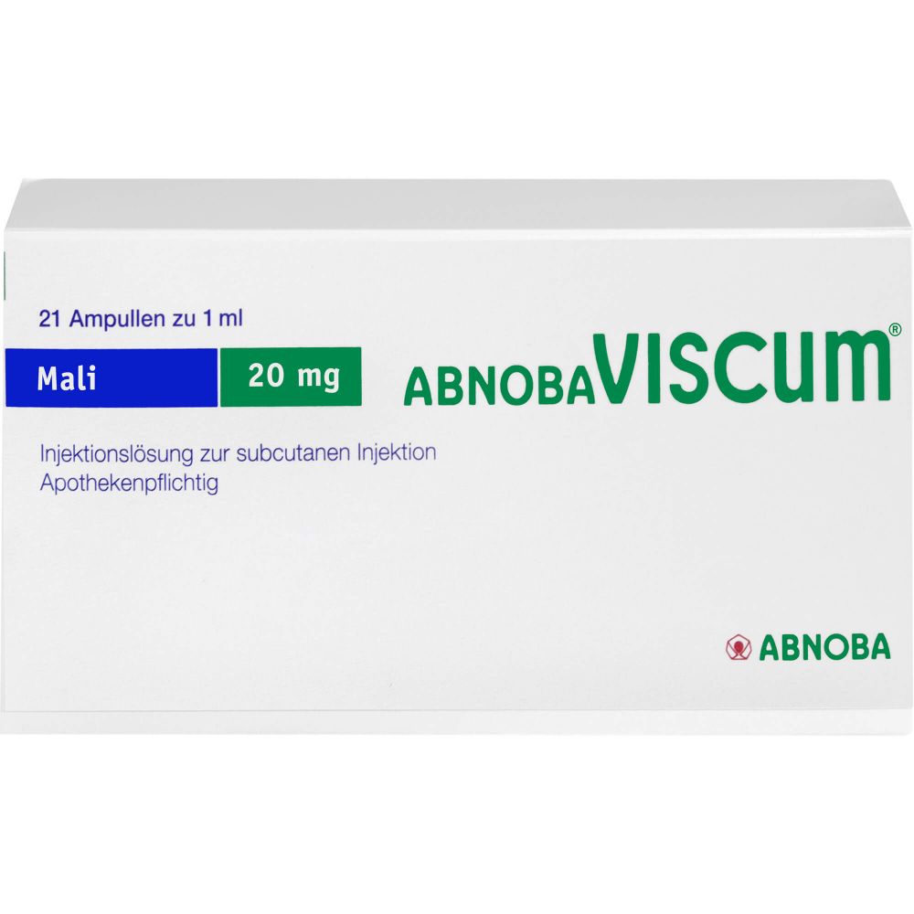 ABNOBAVISCUM Mali 20 mg Ampullen