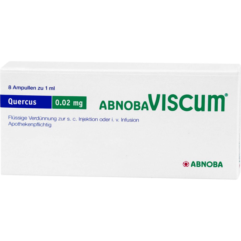 ABNOBAVISCUM Quercus 0,02 mg Ampullen