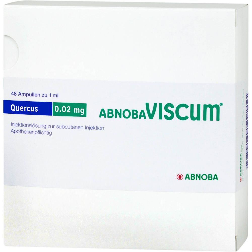 ABNOBAVISCUM Quercus 0,02 mg Ampullen