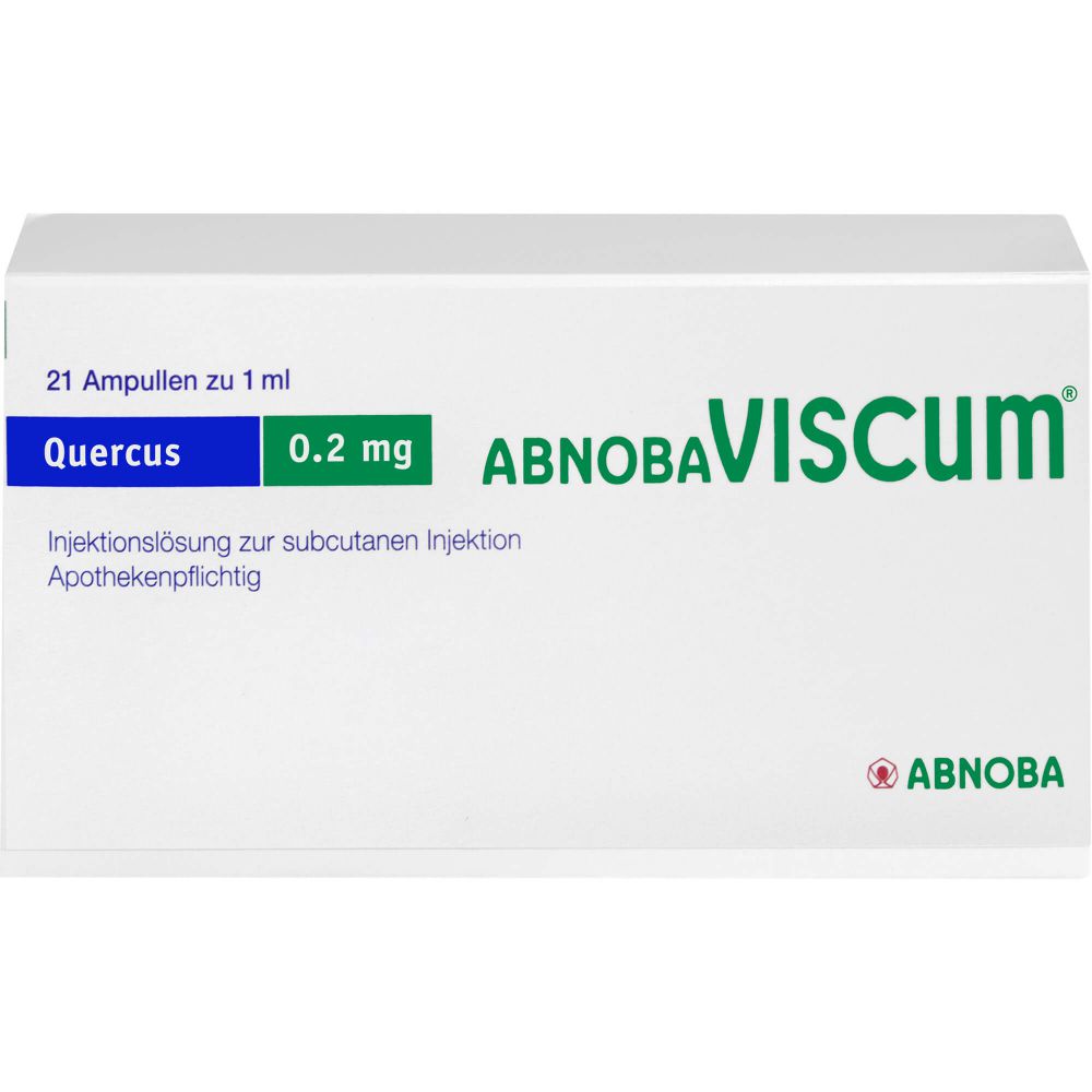 ABNOBAVISCUM Quercus 0,2 mg Ampullen