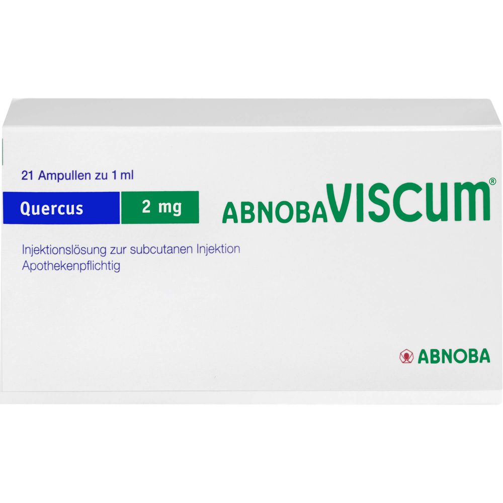 ABNOBAVISCUM Quercus 2 mg Ampullen