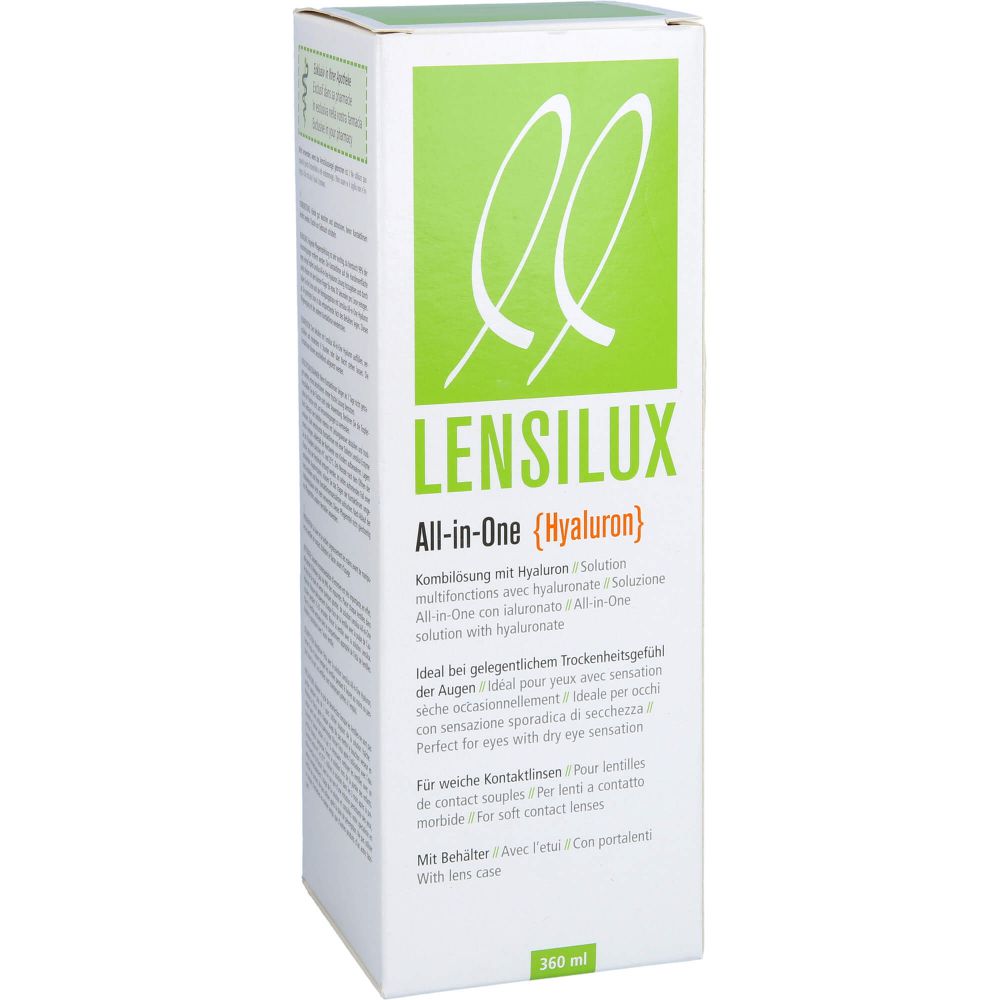 LENSILUX All-in-One Lsg.Hyaluron+Beh.f.w.Kont.L.