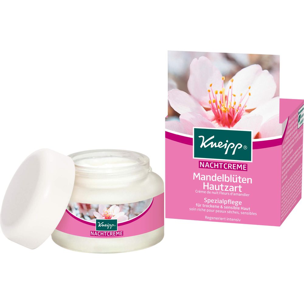 KNEIPP Nachtcreme Mandelblüten hautzart regen.