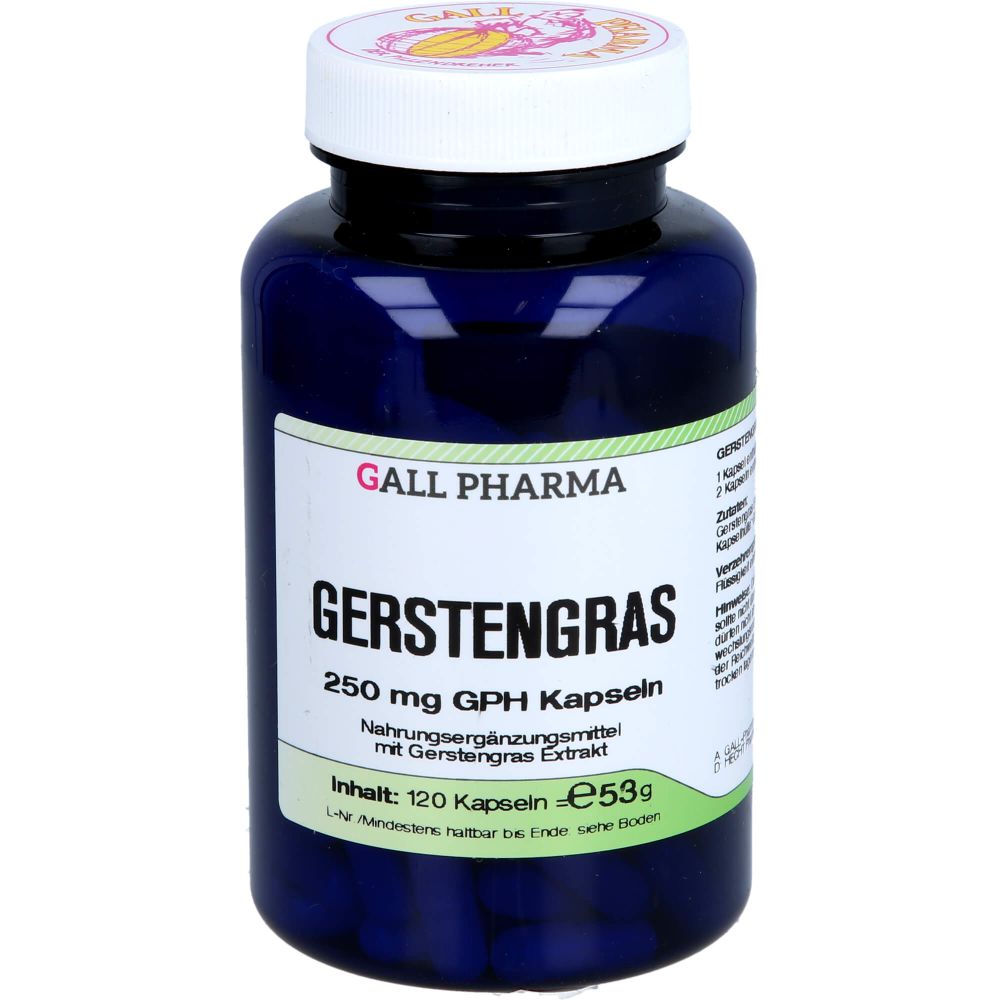 GERSTENGRAS 250 mg GPH Kapseln 120 St PZN06106538 - Bild 1 von 1