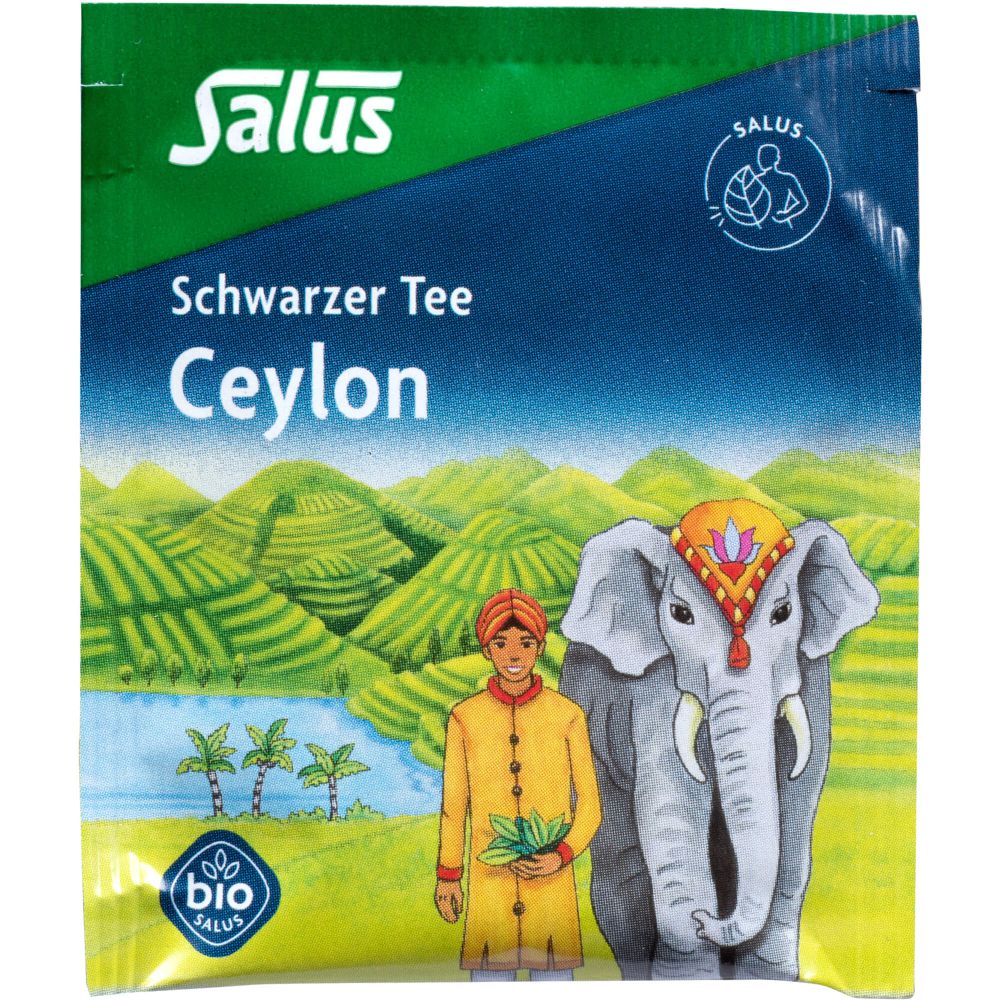 CEYLON schwarzer Tee Bio Salus Filterbeutel