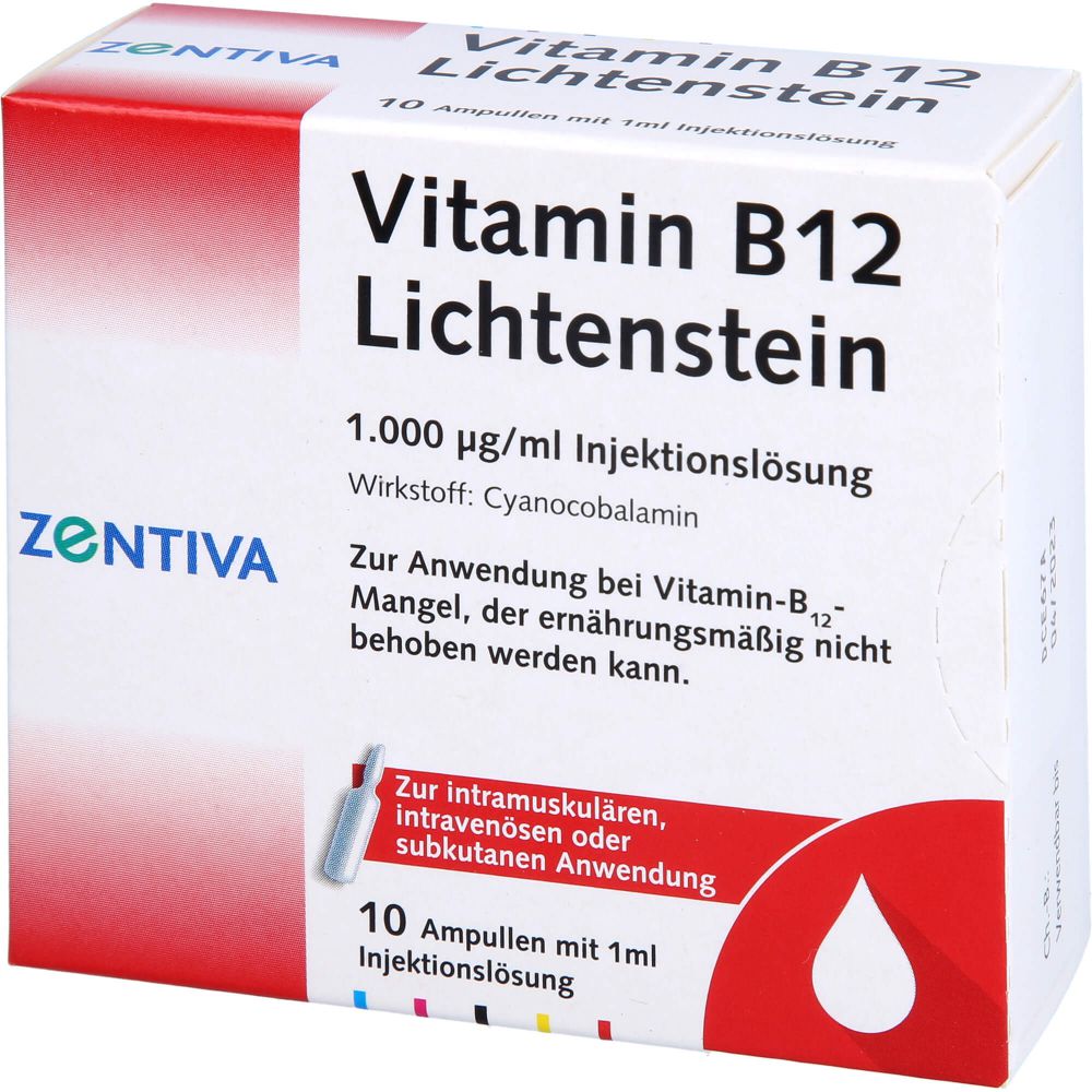 VITAMIN B12 1.000 μg Lichtenstein Ampullen