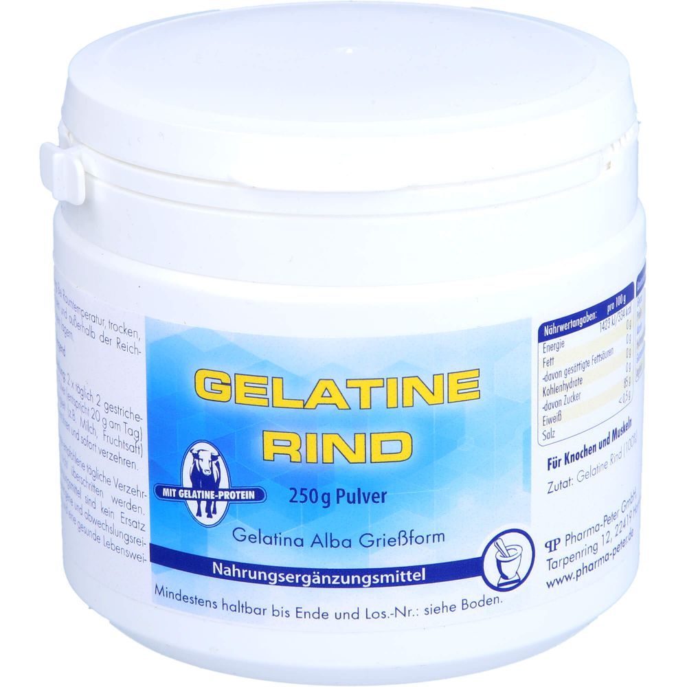 GELATINE RIND Pulver Dose