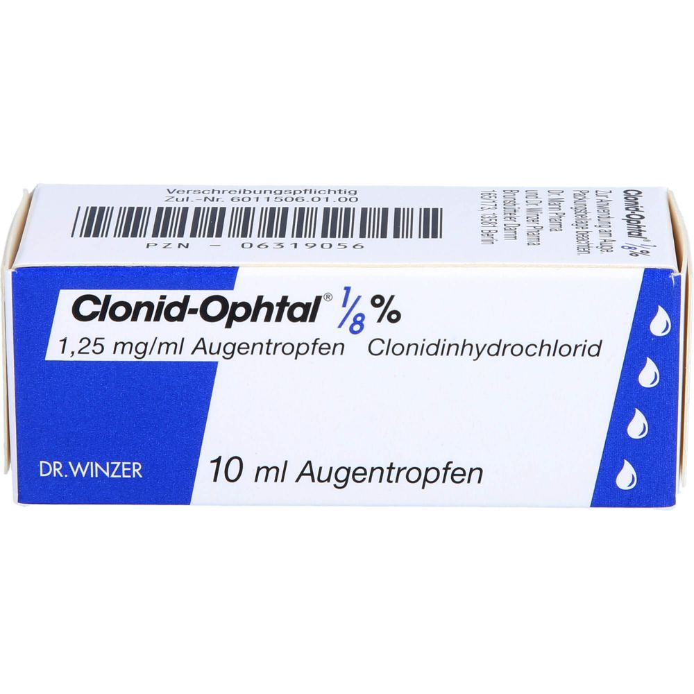 CLONID OPHTAL 1/8% Augentropfen