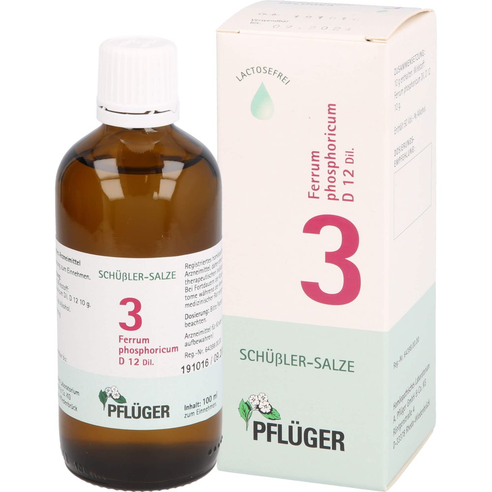 BIOCHEMIE Pflüger 3 Ferrum phosphoricum D 12 Tro.