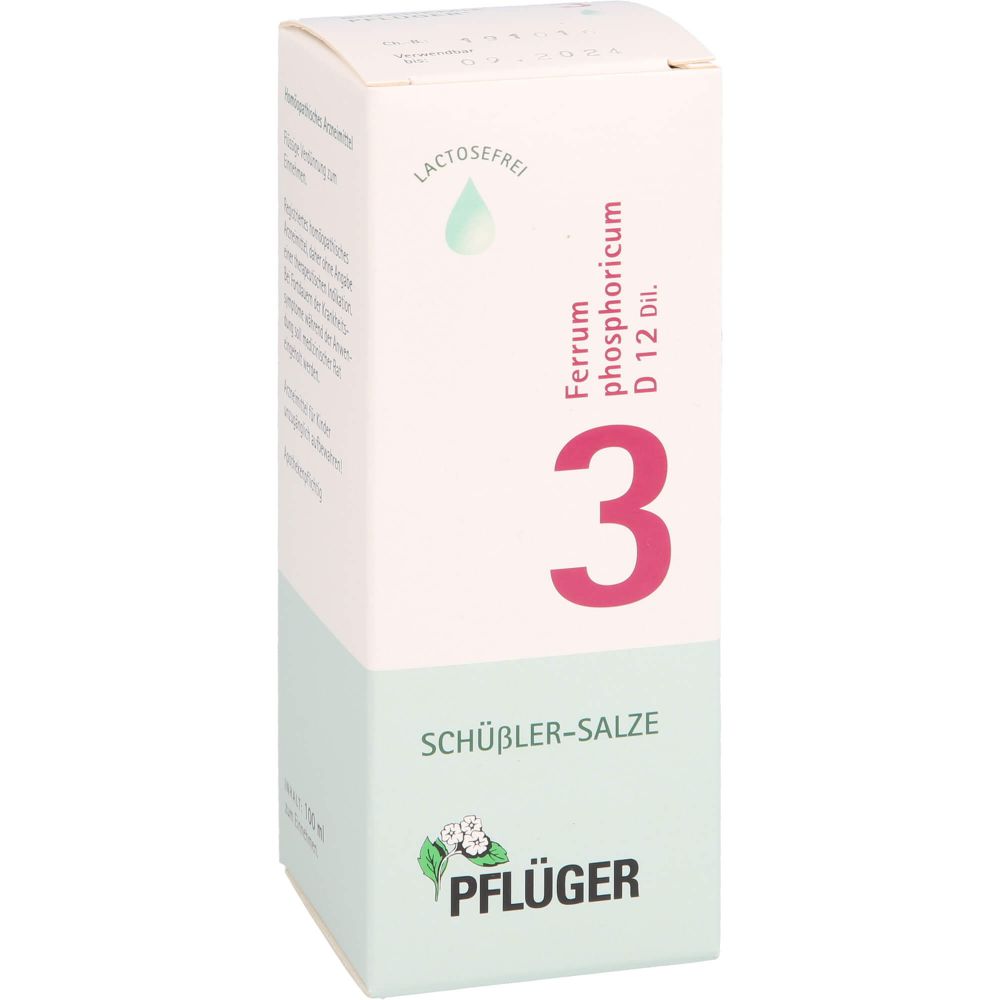 BIOCHEMIE Pflüger 3 Ferrum phosphoricum D 12 Tro.