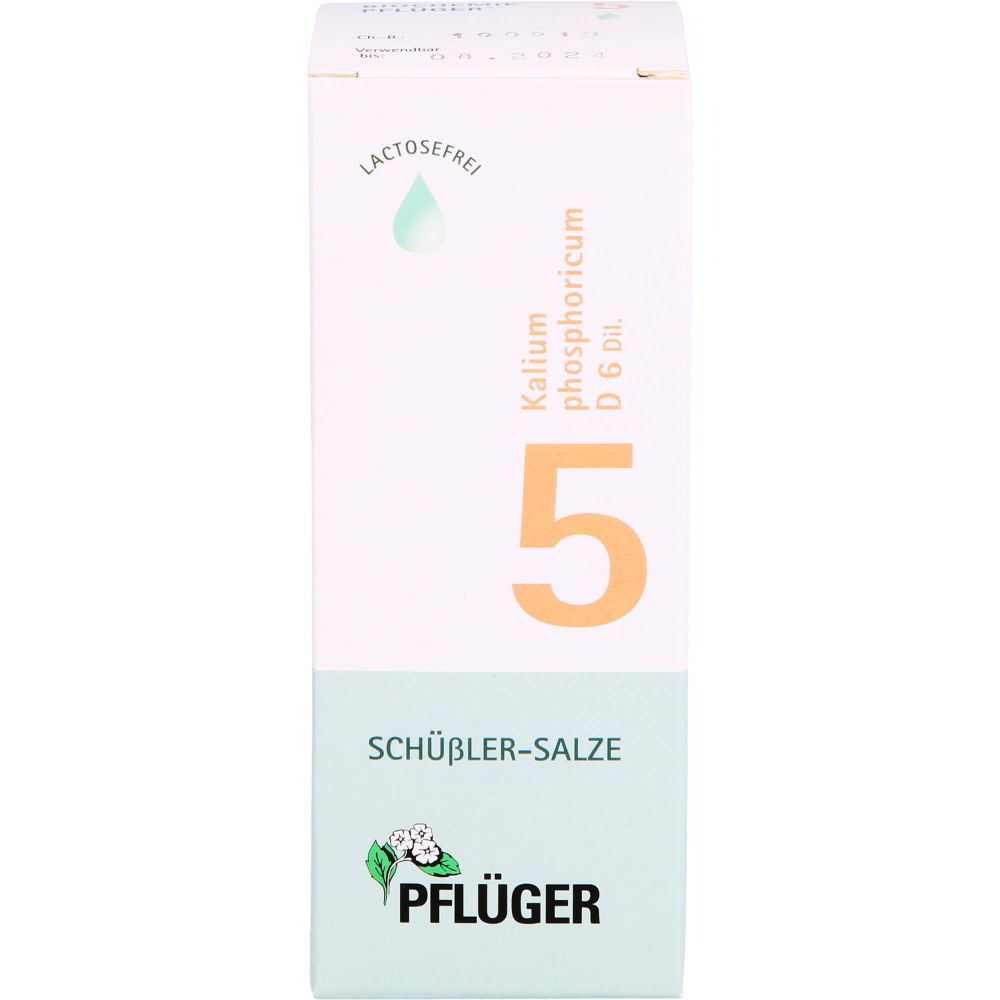 BIOCHEMIE Pflüger 5 Kalium phosphoricum D 6 Tropf.