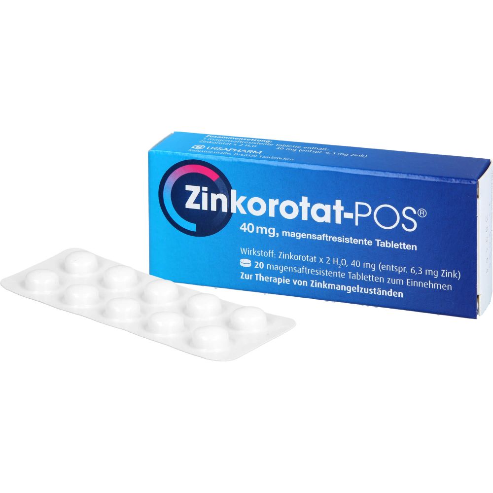 ZINKOROTAT POS magensaftresistente Tabletten