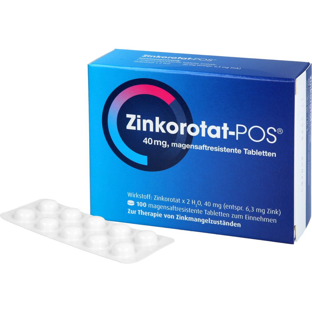 ZINKOROTAT POS magensaftresistente Tabletten