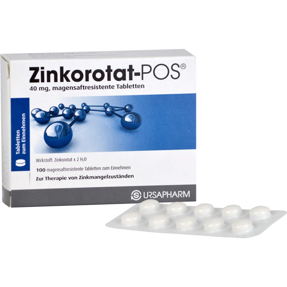 ZINKOROTAT POS magensaftresistente Tabletten