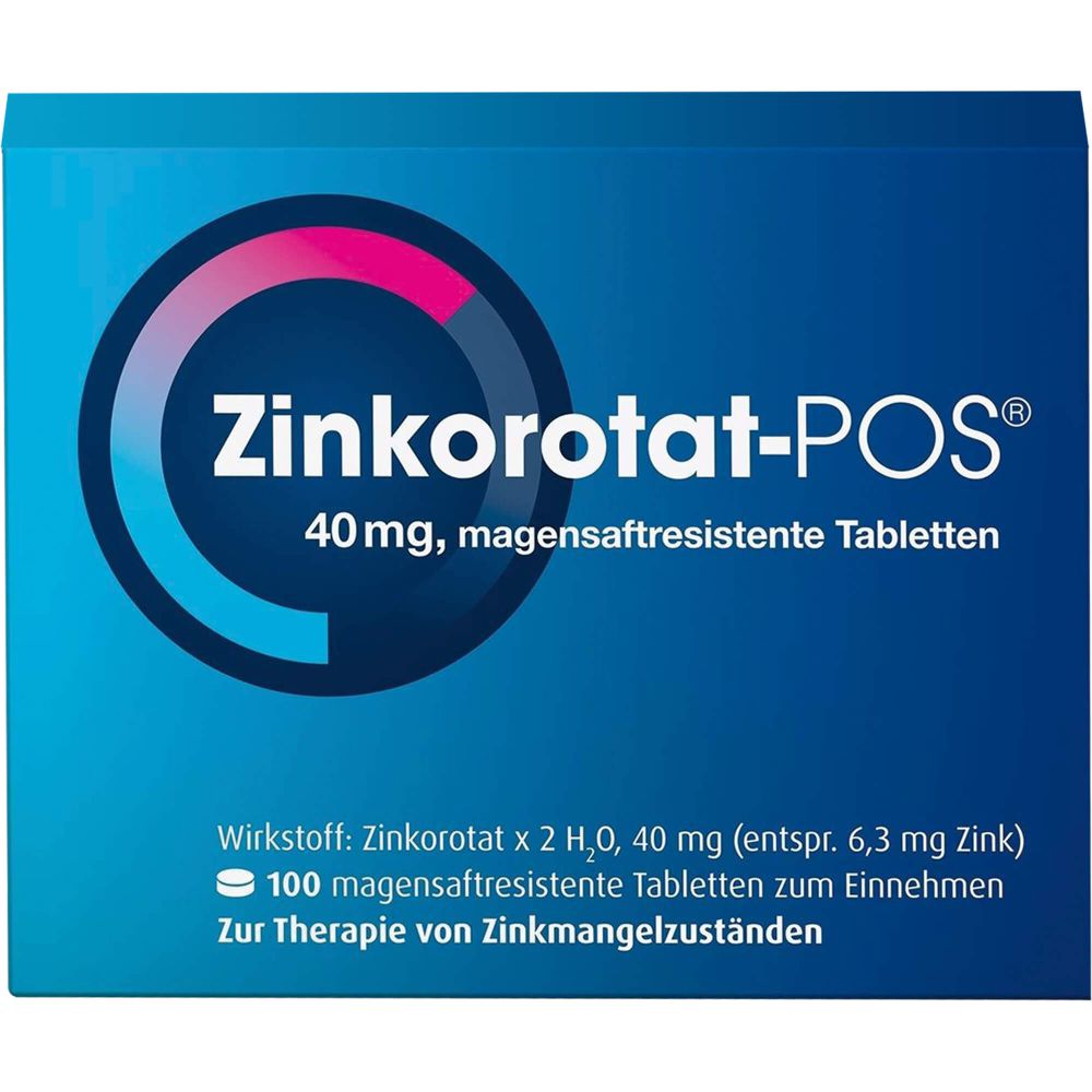 ZINKOROTAT POS magensaftresistente Tabletten